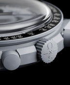 TRPOmega Speedmaster Moonswatch greyBlack with black belt