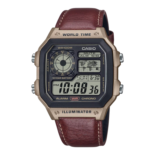 CASIO AE 1200 LEATHER
