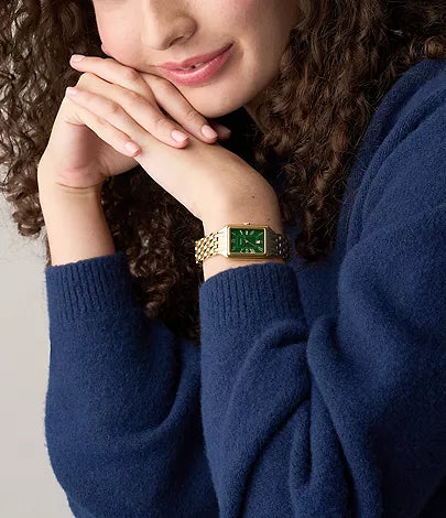 Fossil-Rectangle-Gold-Green