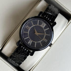 Woman black watch