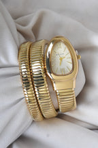 BVL SERPENTINE WITHOUT STONE GOLD STRAP SPIRAL