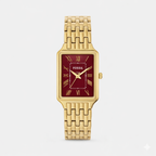 Fossil-Rectangle-Gold-Wine