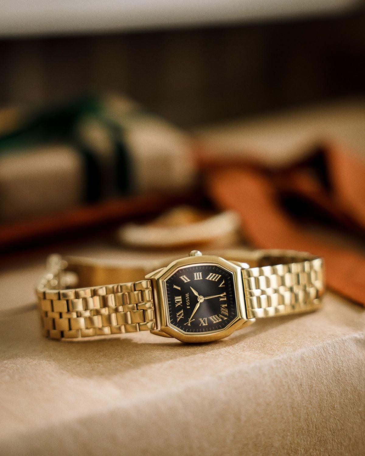 Fossil Harlow Women Quartz Rose Gold
