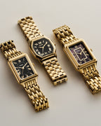 Fossil Harlow Gold  Black Stainless Steel Watch