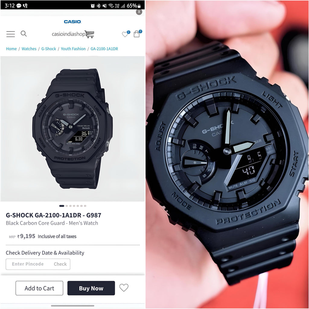 G-SHOCK-2100-Black MEN